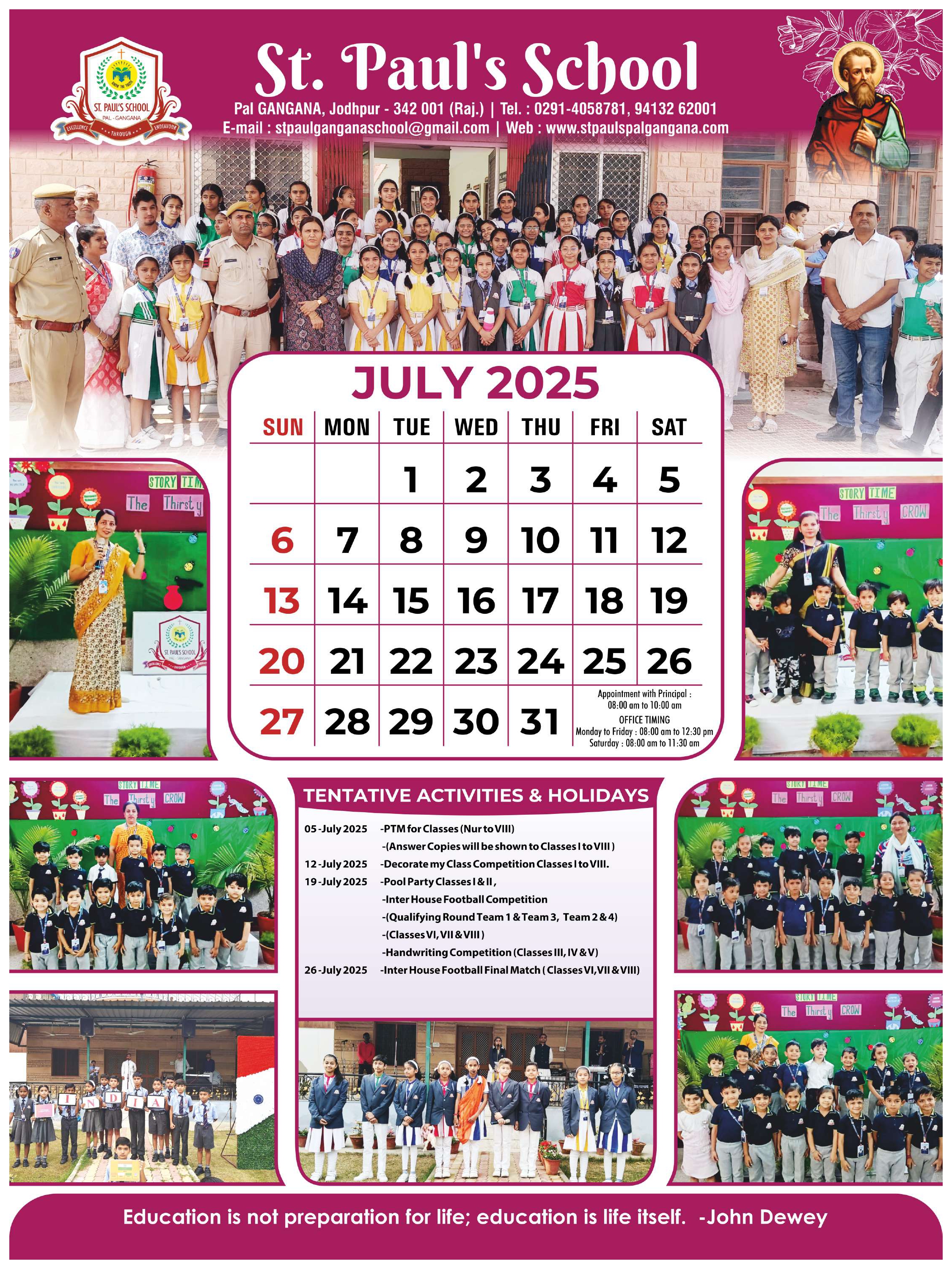School Calender